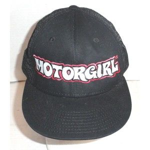 Motorgirl Snapback Adjustable Trucker Hat with Mesh Back by Otto